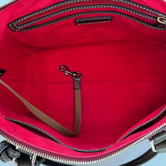 SOLD SOLD SOLD SOLD Dooney & Bourke Maxine Leather Snake Embossed Tote 💋 - Picture 4 of 15